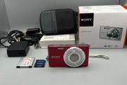 Sony Cyber-shot DSC-W830 20.1MP Digital Camera Red - Boxed - Full Kit