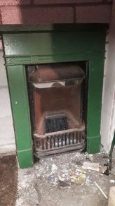 Antique fire surround