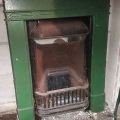 Antique fire surround