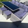 Rattan Garden Dining set Image 2
