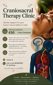 Therapy cranial sacral 1hr