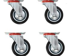 16 pcs Swivel Casters 75 mm