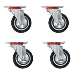 16 pcs Swivel Casters 75 mm