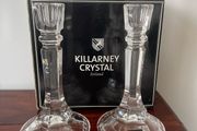 Killarney Crystal Starbright Candlesticks