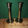 Brass Candlesticks 21cms Image 4