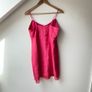 Pure Silk Fuchsia Slip Dress Image 4