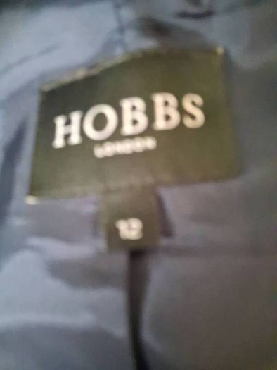 Stunning Hobbs Fully Lined Pure Wool Navy Trouser Suit 10-12