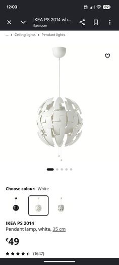 IKEA PS 2014 light fixture