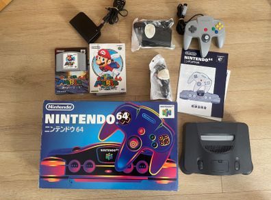 Nintendo 64 (N64) Boxed with Super Mario 64 Boxed and FlashCard 32GB