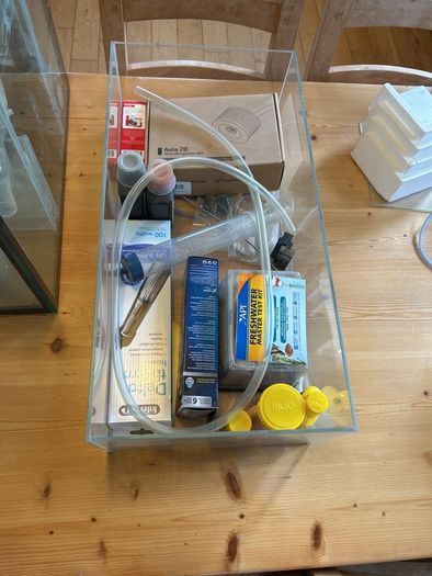 Aquarium setup with sump