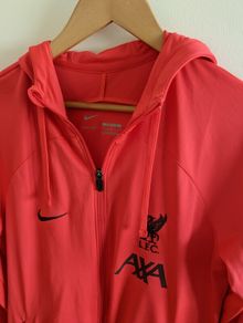hooded men , Original Liverpool Strike Tracksuit With Hood - Red MEN jacket M hoodie