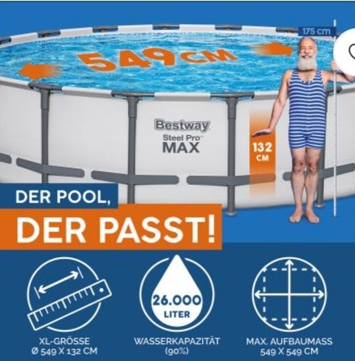 Bestway 5.5m Swimming Pool