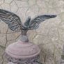 Old Carriage Lamp with Eagle surmount Image 6