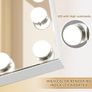 SALE | Hollywood Mirror Vanity Mirror with Lights 14 Dimmable Lightbulbs 3 Lighting Modes for Dressing Table Vanity Mirror Makeup Mirror 10x Magnifying Glass Touchscreen 50x42cm Image 3