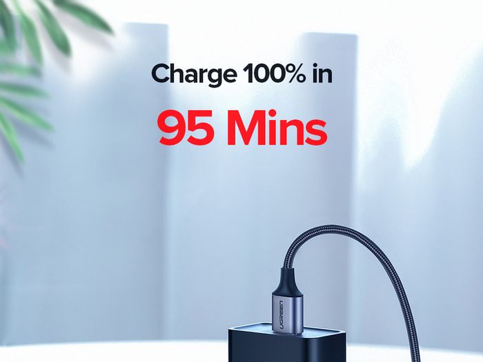 Ugreen 3M USB-C Fast Charging QC 3.0/2.0 & Data Sync Nylon Braided Cable (Brand New/Warranty)