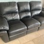 Black Leather Recliner Image 3