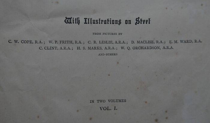 Antique (big and heavy) Imperial Shakespeare 1800s, Charles Knight, ,Volume 1