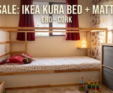 IKEA Kira reversible bed + Mattress