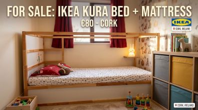 IKEA Kira reversible bed + Mattress