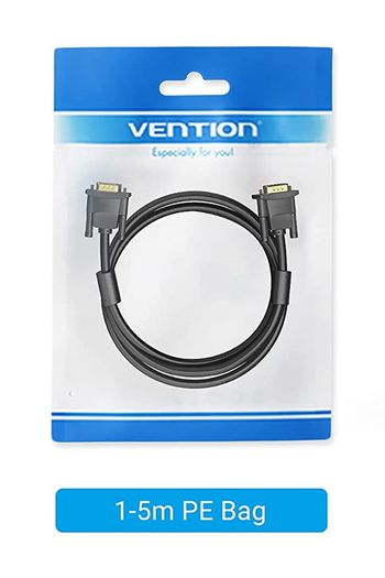 Vention 1.5M Premium VGA/WQXGA (2K/QHD/Full HD) [2560x1600@60Hz] Male/Male Gold-Plated Cable (Brand New/Warranty)
