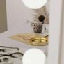 Monique Vanity table with Hollywood mirror LED Image 3