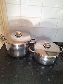 Two large Gourmet Pride pots