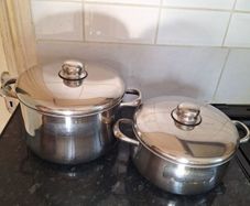 Two large Gourmet Pride pots