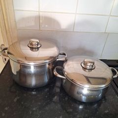 Two large Gourmet Pride pots