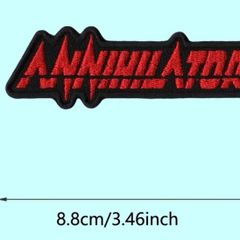Annihilator Embroidered Patch