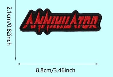 Annihilator Embroidered Patch