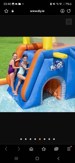Bestway H2OGO Multicolour Rectangular Large Super speedway PVC Water park