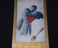 Spooners Delight - Loving Embrace - 1908 American Postcard