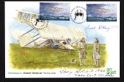 2019 Ireland The 100th Anniversary of the First Transatlantic Flight Commemorative Stamp An Post First Day Cover (FDC) signed by Co. Clare based artist, Vincent Killowry &amp; Tony Alcock MBE
