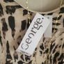 GEORGE beige and black print layered dress Sz 16UK - Bnwt Rrp 16 Sterling Image 9