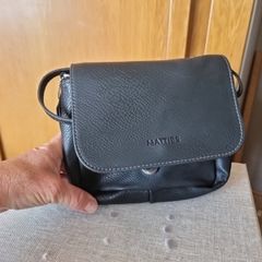 Small black crossover bag
