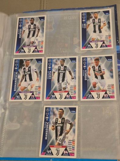 Match Attax 2018-2019 Football Cards