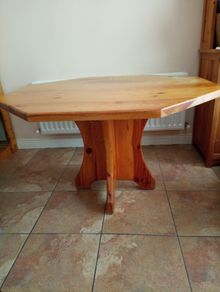 Kitchen Table- Solid Pine- Octagonal Shape