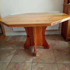 Kitchen Table- Solid Pine- Octagonal Shape