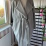 coat Paisie grey coat with tie belt oversized size 10 Image 4