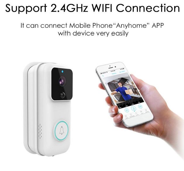 New Smart HD Video WiFi Intercom PIR Motion Sensor Door Bell Camera