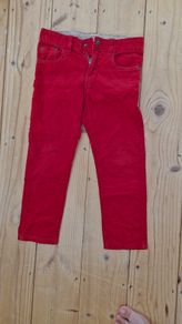 H&M red cord trousers, age 4-5