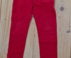 H&M red cord trousers, age 4-5