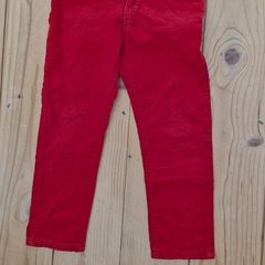 H&M red cord trousers, age 4-5
