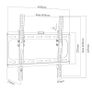 TV Wall Mount Bracket Flat Tilt 32-55" Image 2
