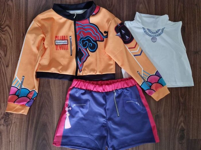 KPop Demon Hunters Rumi fancy dress costume size 150 approx 8-9yrs