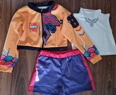 KPop Demon Hunters Rumi fancy dress costume size 150 approx 8-9yrs