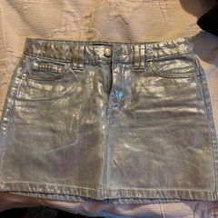Ladies denim mini skirt