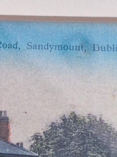 Set Of 2 Framed old Pictures Of Sandymount Green And Claremont Rd. Sandymount Dublin.