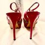 Pink and Gold Gina Stiletto Heels with Crystals Size 6 Image 10