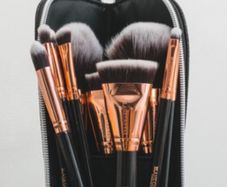 Makeup brush holder Blank Cosmetics Pouch